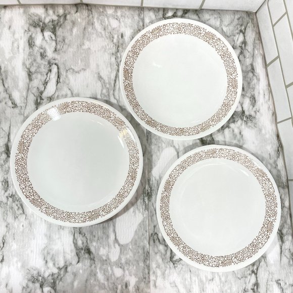 Corelle Woodland Brown Dinner and Lunch Plates Set of 6 - Picture 7 of 13